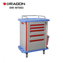 ABS Plastic Hospital Patient Emergency Drug Suppliers Medicine Trolley